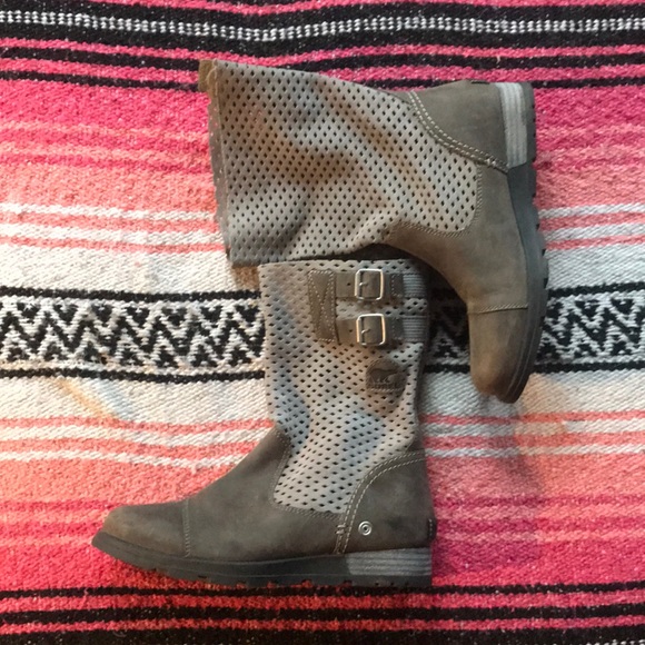Sorel Shoes - Sorel Boots in Grey Leather Size 38 / 7